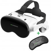 VR LUX PRO Окуляри віртуальної реальності VR SHINECON G18EB Bluetooth для смартфонів 4.7-6.7" + геймпад контроллер SH B01
