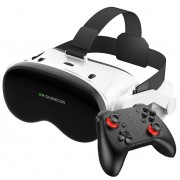 VR LUX PRO Окуляри віртуальної реальності VR SHINECON G18EB Bluetooth для смартфонів 4.7-6.7" та геймпад Mocute 053