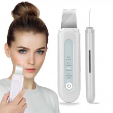 Скрабер портативный ультразвуковой для чистки лица с EMS и ионизацией Beauty Effect WAU-55 