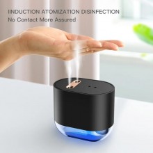 Бесконтактный сенсорный диспенсер стерилизатор рук Sterilizer 44 аккумуляторный Черный